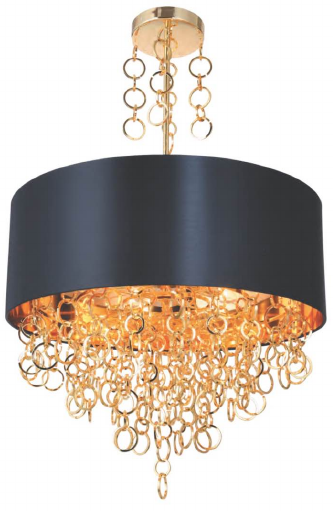 2300H24BG 24' X 24" PIPPA GOLD ROUND - 210000006762
