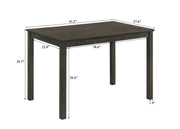 Melshire Dark Wood/Gray Dining Set from Crown Mark - DMV Furniture