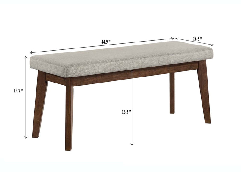 Salerno Beige/Brown Dining Set from Crown Mark - DMV Furniture