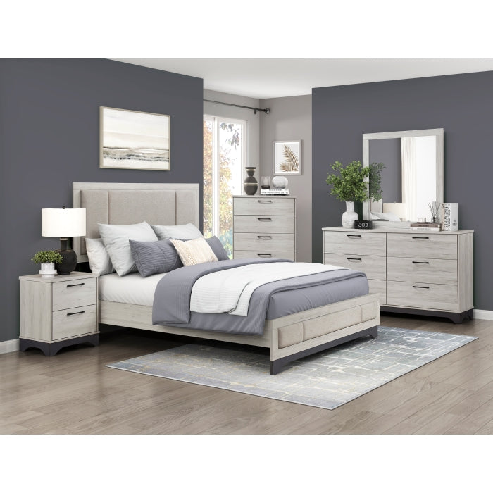 2334-1* (2) Queen Platform Bed - 2334-1*