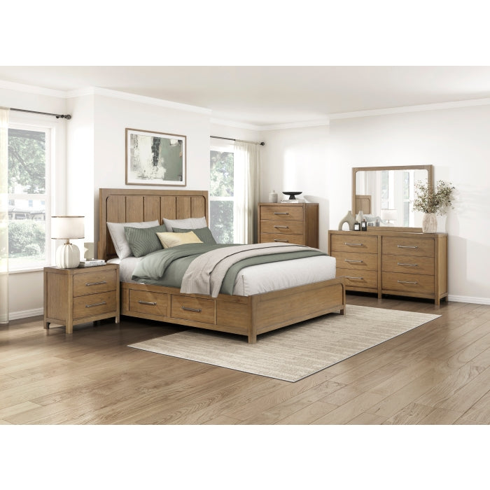 2336K-1CK* (4) California King Platform Bed with Storage Side Rails - 2336K-1CK*