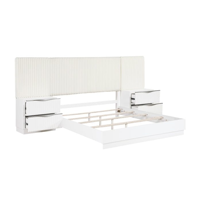2384-1*WB 5pc Set Queen Wall Bed (QB+2NS+2NS-P) - 2384-1*WB