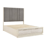 2391-1* (3) Queen Platform Bed with Footboard Storage - 2391-1*