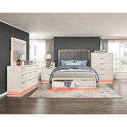 2391-1* (3) Queen Platform Bed with Footboard Storage - 2391-1*