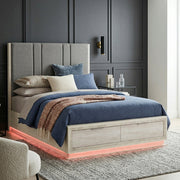 2391-1* (3) Queen Platform Bed with Footboard Storage - 2391-1*