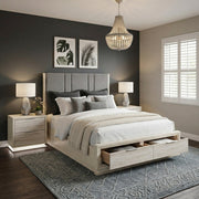 2391-1* (3) Queen Platform Bed with Footboard Storage - 2391-1*