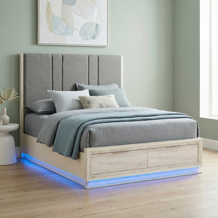 2391K-1CK* (3) California King Platform Bed with Footboard Storage - 2391K-1CK*