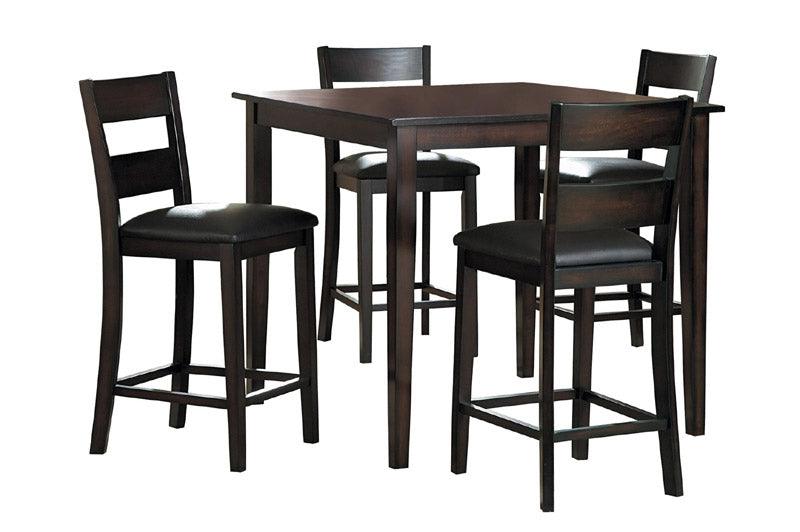 Griffin 5 Piece Pack Counter Height Set 2425-36 | Homelegance