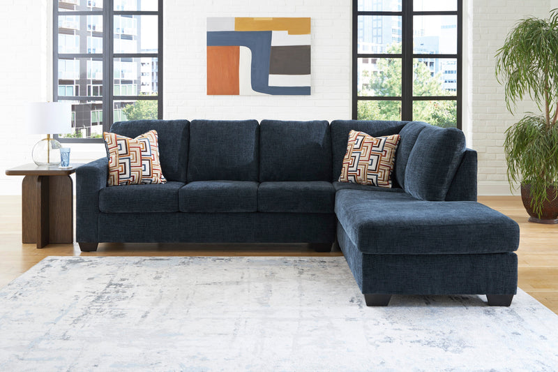 Aviemore Ink 2-Piece RAF Chaise Sectional from Ashley - DMV Furniture