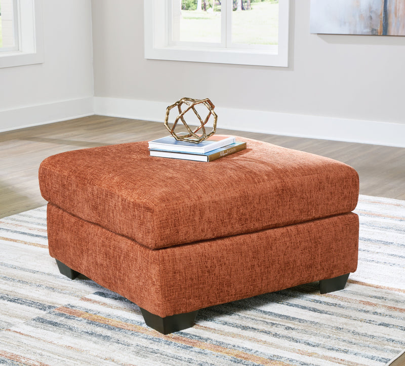 Aviemore Spice LAF Sectional with Ottoman and Recliner from Ashley - DMV Furniture