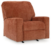 Aviemore Spice LAF Sectional with Ottoman and Recliner from Ashley - DMV Furniture