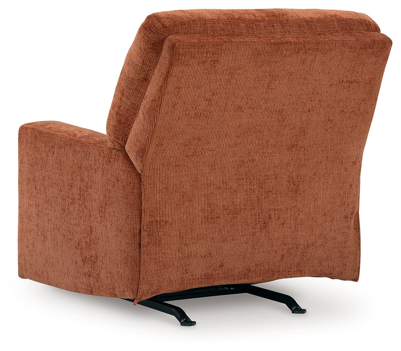 Aviemore Spice LAF Sectional with Ottoman and Recliner from Ashley - DMV Furniture