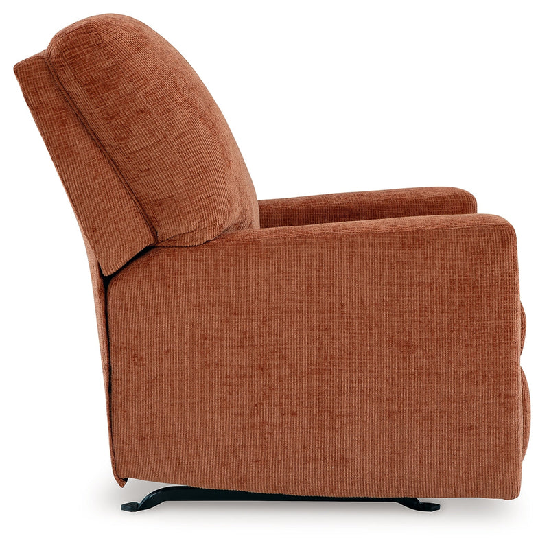 Aviemore Spice LAF Sectional with Ottoman and Recliner from Ashley - DMV Furniture
