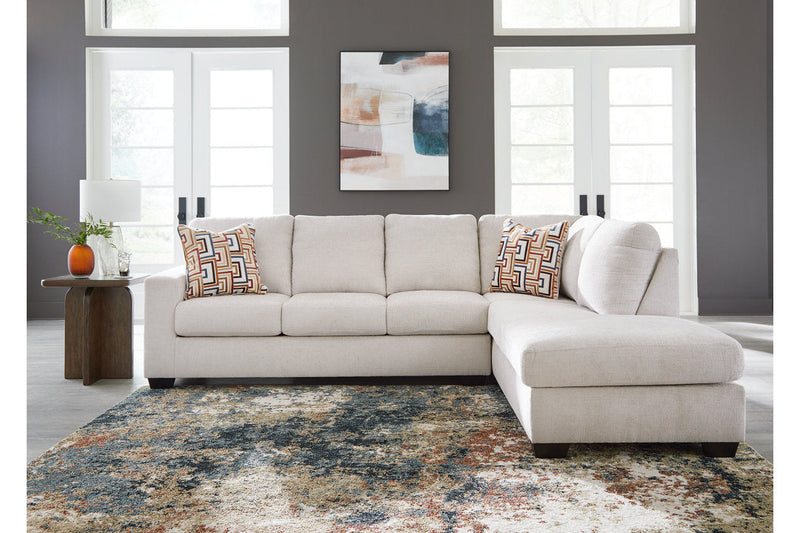 Aviemore Stone 2-Piece Sectional with Chaise -  Ashley - DMV Furniture
