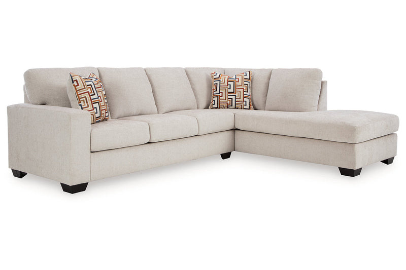 Aviemore Stone 2-Piece Sectional with Chaise -  Ashley - DMV Furniture