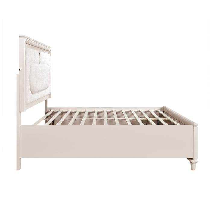 2451K-1EK* (4) Eastern King Platform Bed with Footboard Storage - 2451K-1EK*
