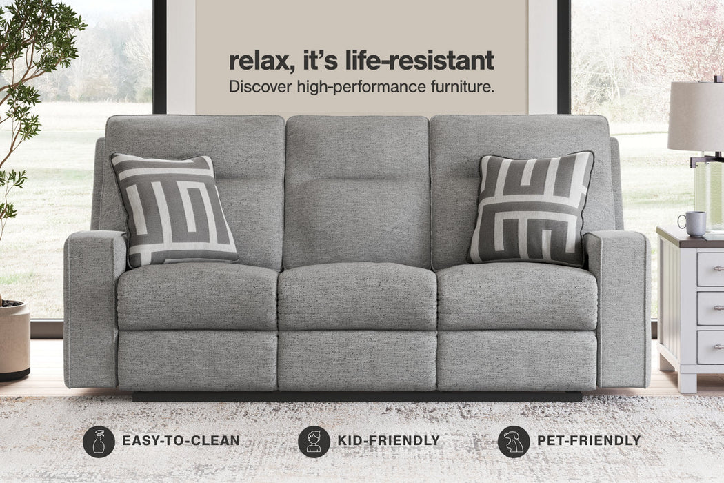 Biscoe Pewter Power Reclining Living Room Set