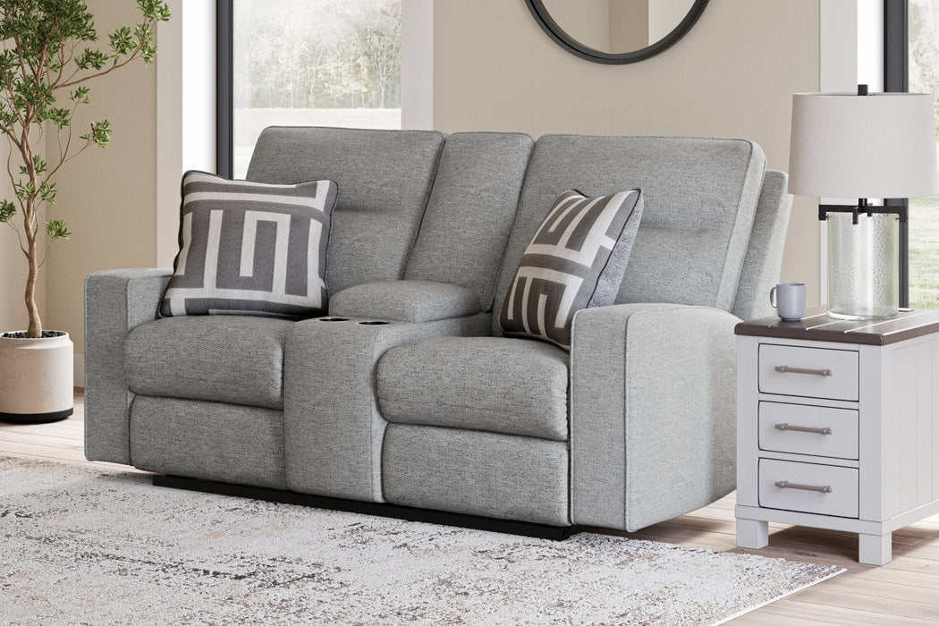 Biscoe Pewter Power Reclining Living Room Set