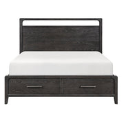2502KBK-1CKDW* (3) California King Platform Bed with Footboard Storage - 2502KBK-1CKDW*