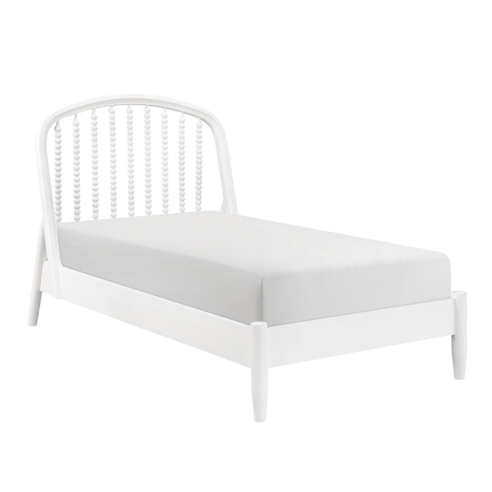 2510WHT-1* (3) Twin Platform Bed - 2510WHT-1*