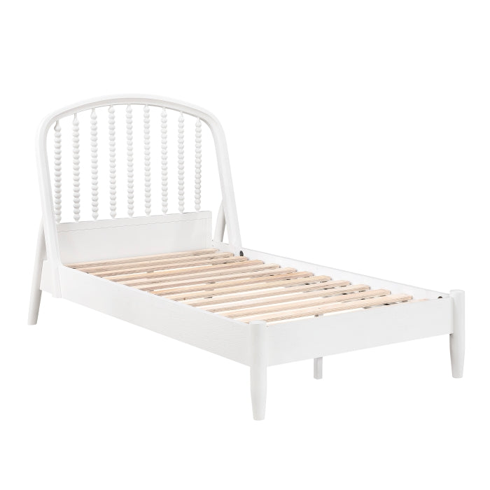2510WHT-1* (3) Twin Platform Bed - 2510WHT-1*