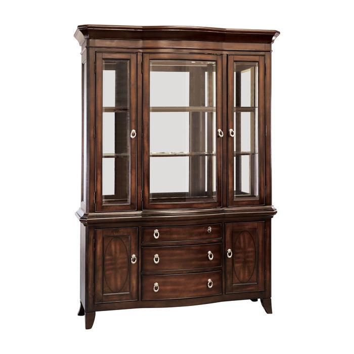 Keegan Rich Brown Cherry 8 Piece Dining Room Set 2546-96-8 | Homelegance