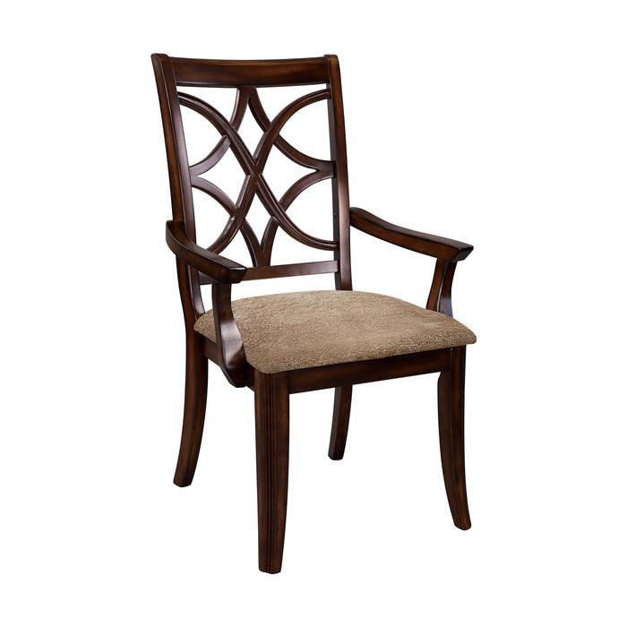 Keegan Rich Brown Cherry 7 Piece Dining Table Set 2546-96-7 | Homelegance