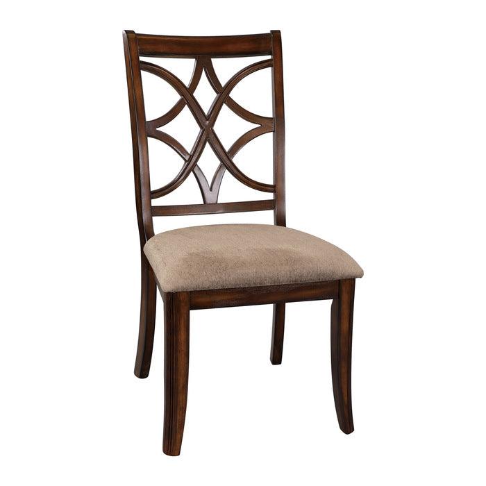 Keegan Rich Brown Cherry 8 Piece Dining Room Set 2546-96-8 | Homelegance