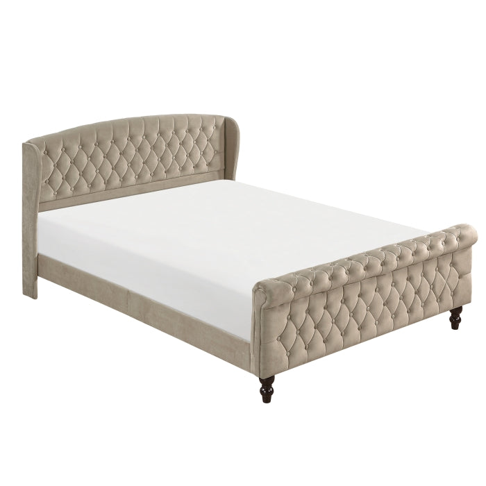 2550BR-1 Queen Platform Bed - 2550BR-1