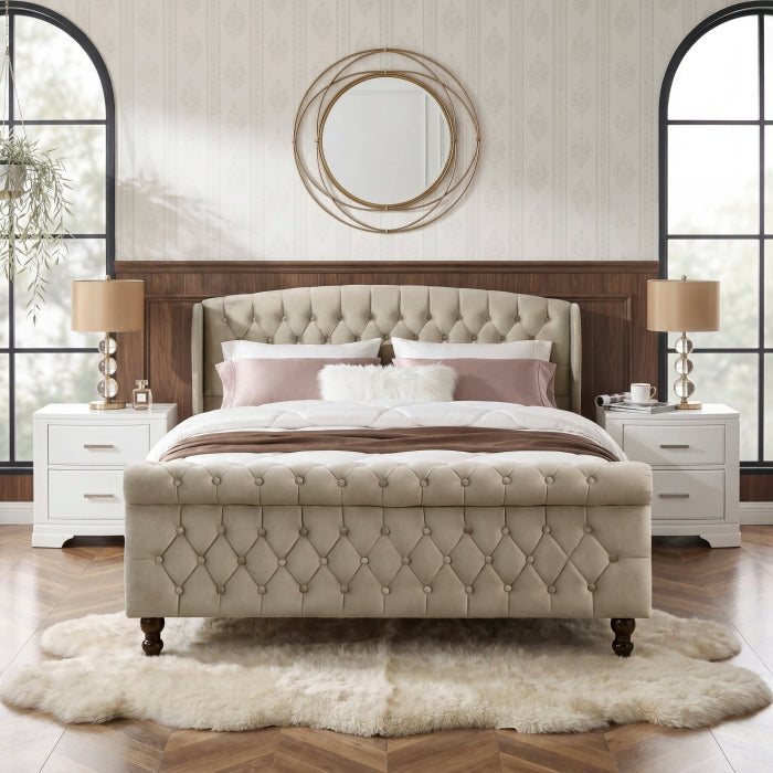 2550BR-1 Queen Platform Bed - 2550BR-1