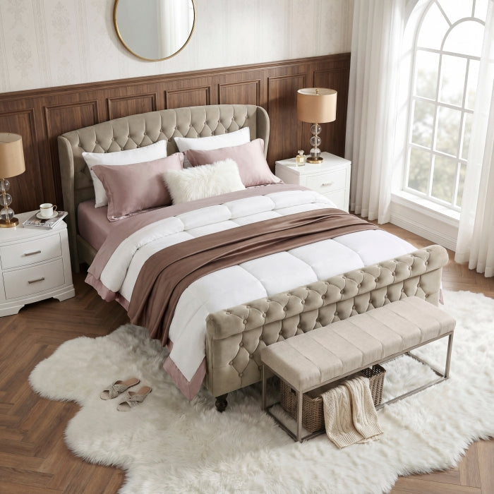 2550BR-1 Queen Platform Bed - 2550BR-1