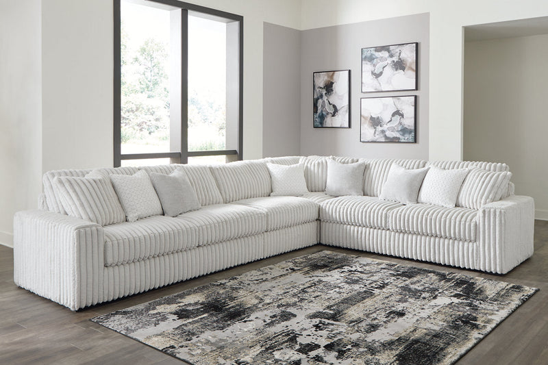 Stupendous Alloy 4-Piece Sectional from Ashley - DMV Furniture