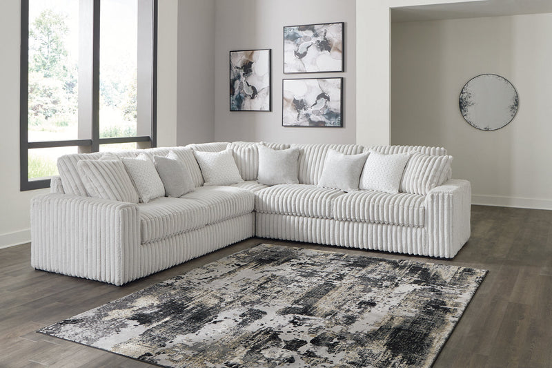 Stupendous Alloy 3-Piece Sectional from Ashley - DMV Furniture
