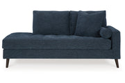 Bixler Navy Sofa and Chaise -  Ashley - DMV Furniture