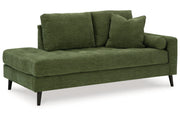 Bixler Olive Sofa and Chaise -  Ashley - DMV Furniture
