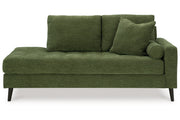 Bixler Olive Sofa and Chaise -  Ashley - DMV Furniture
