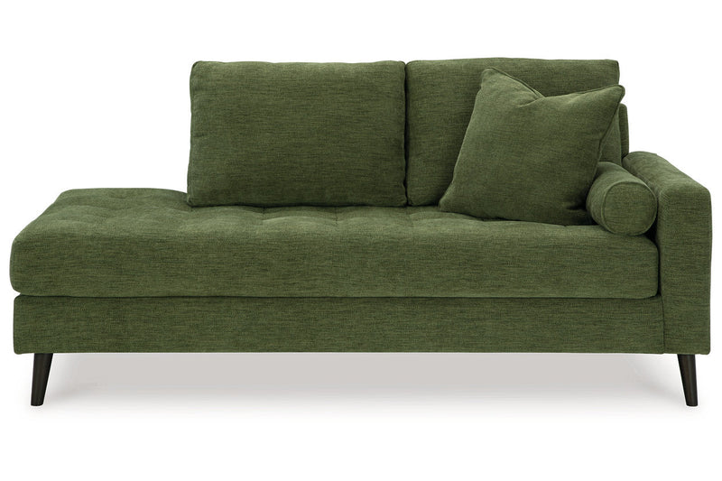 Bixler Olive Sofa and Chaise -  Ashley - DMV Furniture
