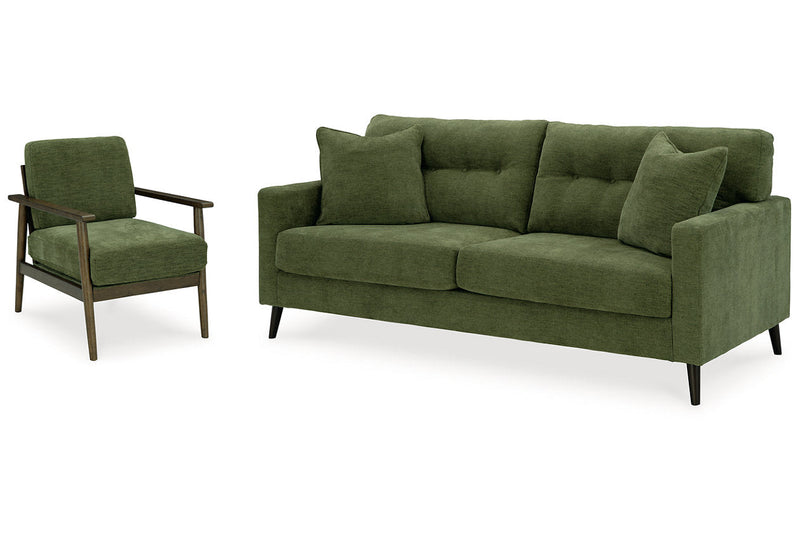 Bixler Olive Sofa and Chair -  Ashley - DMV Furniture