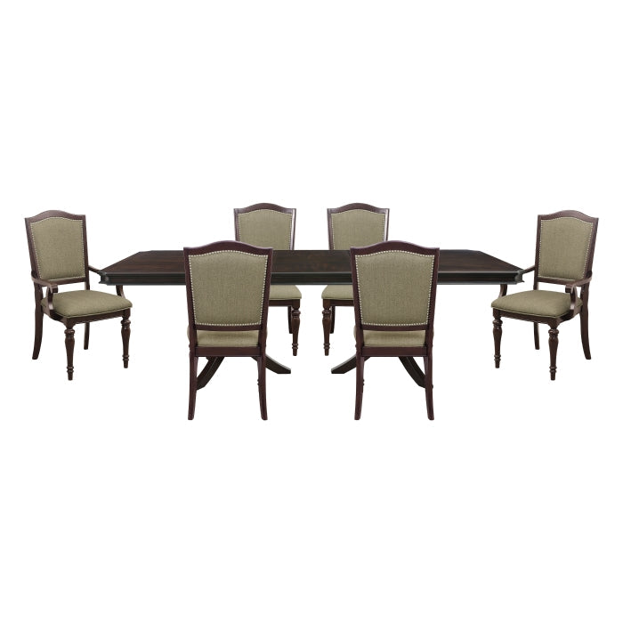 2615DC-96*7 7pc set (TABLE + 2 ARM CHAIRS + 4 SIDE CHAIRS) - 2615DC-96*7