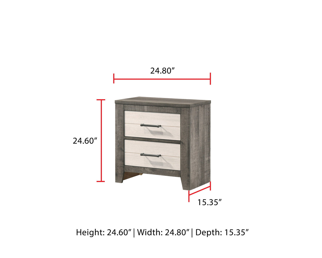 Rhett - Nightstand - White