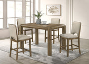 Cockrell Brown/Beige Extendable Counter Height Set from Crown Mark - DMV Furniture