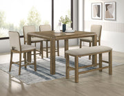 Cockrell Brown/Beige Extendable Counter Height Set from Crown Mark - DMV Furniture
