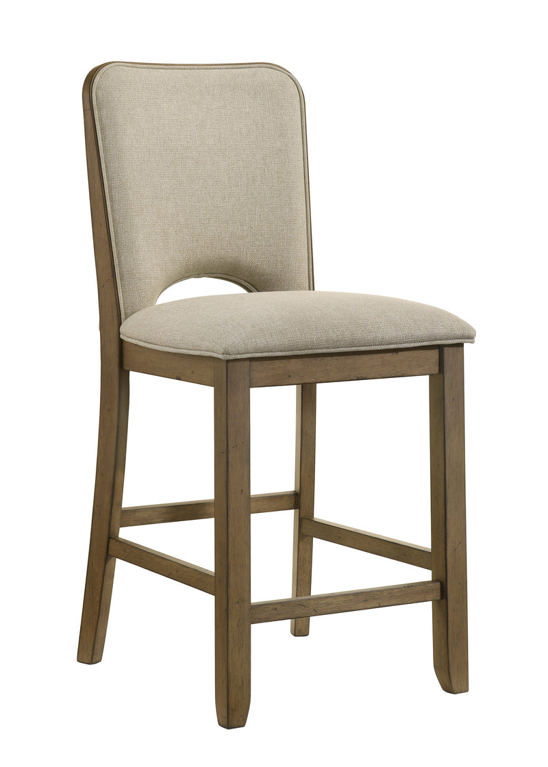 Cockrell Brown/Beige Extendable Counter Height Set from Crown Mark - DMV Furniture
