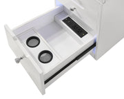 Luxo Vanity Pedestals White image