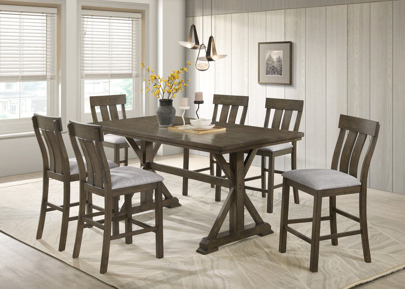 Lloyd Brown Counter Height Table from Crown Mark - DMV Furniture