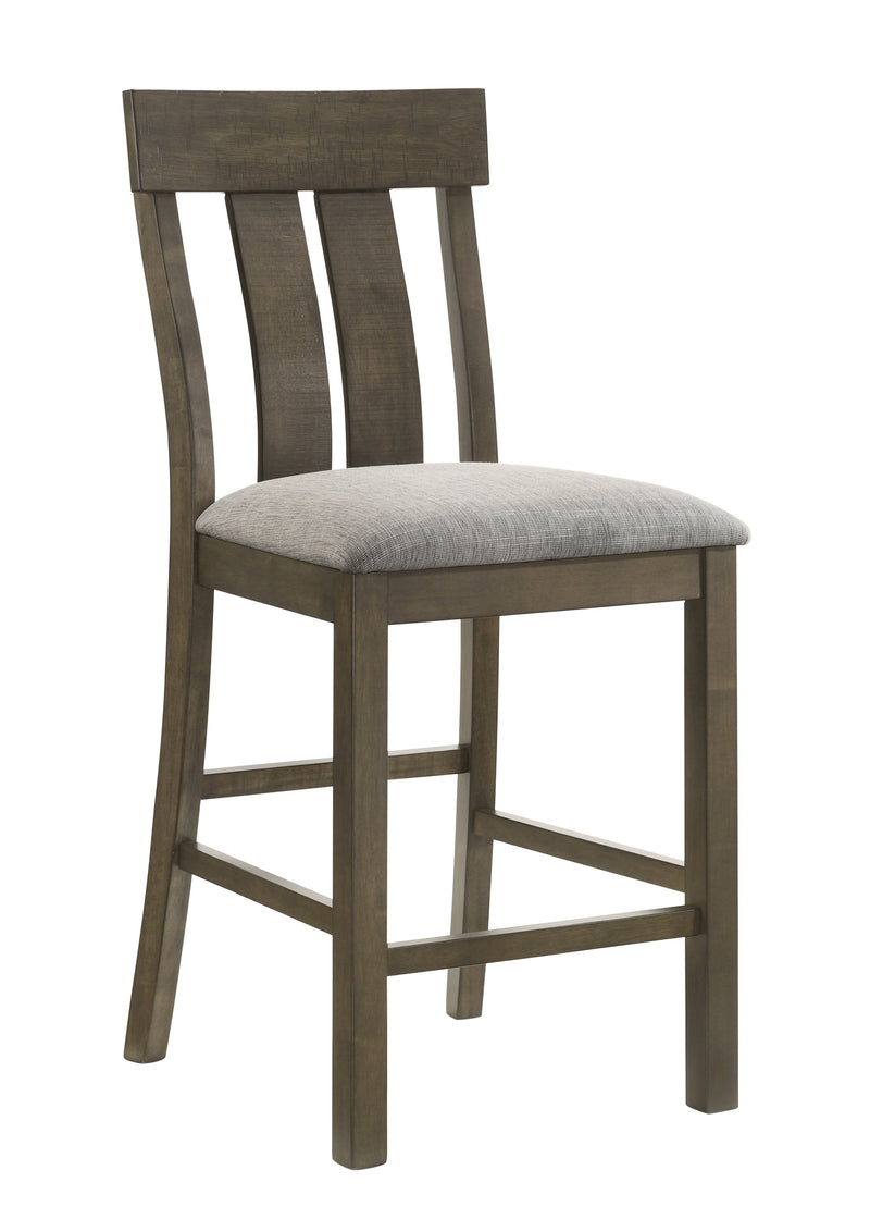 Lloyd Brown Counter Height Chair, Set of 2 from Crown Mark - DMV Furniture