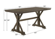Lloyd Brown Counter Height Table from Crown Mark - DMV Furniture