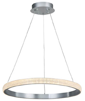 3000H24S 24" X 20" RINGS SILVER ROUND-1 TIER - 210000006784