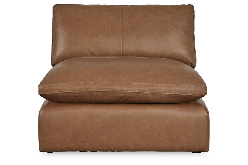 Emilia Caramel 5-Piece Sectional and Ottoman -  Ashley - DMV Furniture