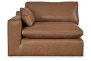 Emilia Caramel 5-Piece Sectional and Ottoman -  Ashley - DMV Furniture